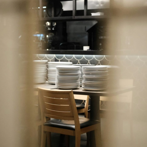 Стеллаж из нержавеющей стали 900х400