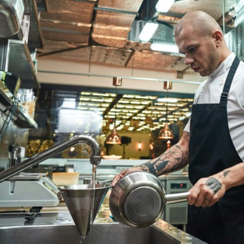 Ванна моечная из нержавеющей стали 910х500