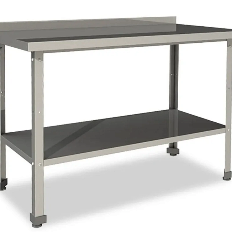 Стол производственный из нержавеющей стали 600х600 с бортом