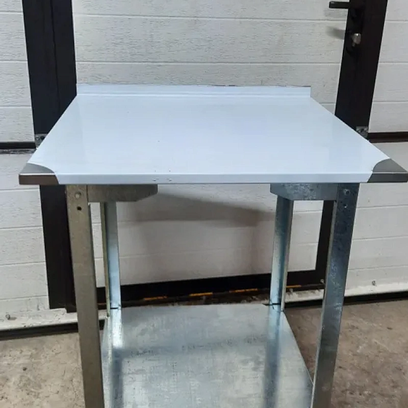 Стол производственный из нержавеющей стали 600х600 без борта