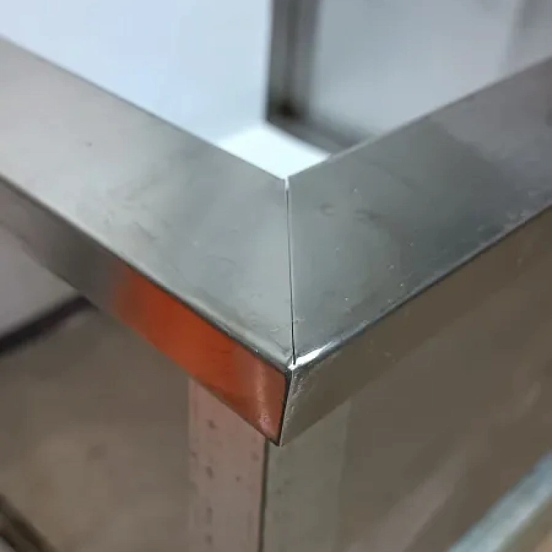 Ванна моечная из нержавеющей стали 500х500 с бортом и отверстием под смеситель