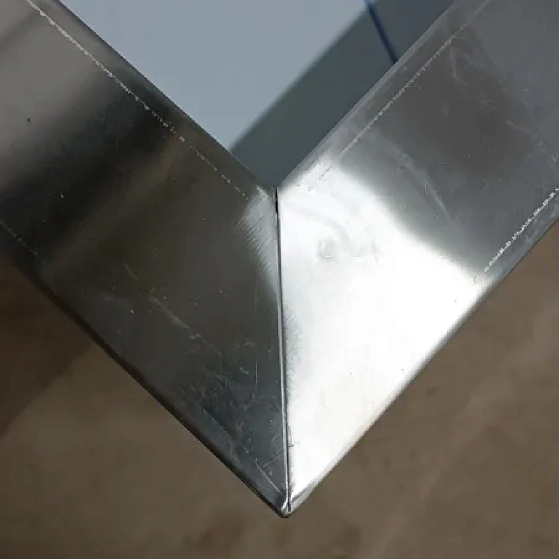 Ванна моечная из нержавеющей стали 500х500 с бортом и отверстием под смеситель